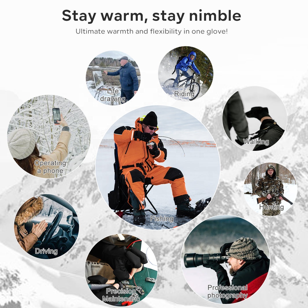 Finger Flip Smart Unisex Multi - Fishing Gloves review and price